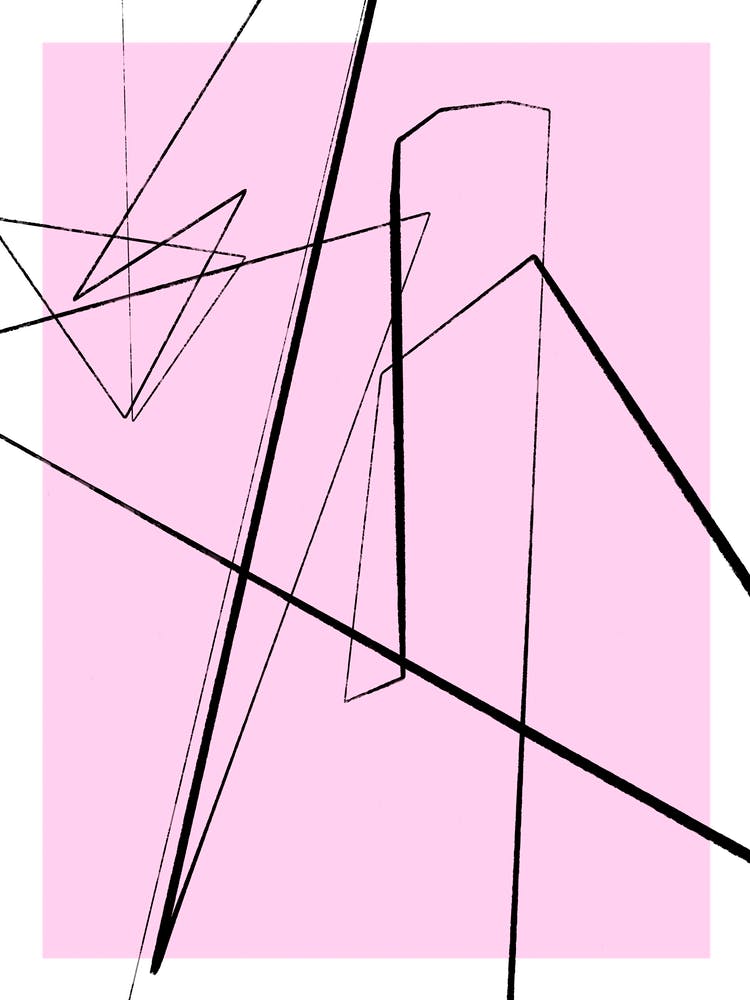 Angular Lines No 4