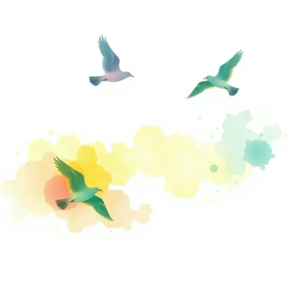 Aquarellvögel