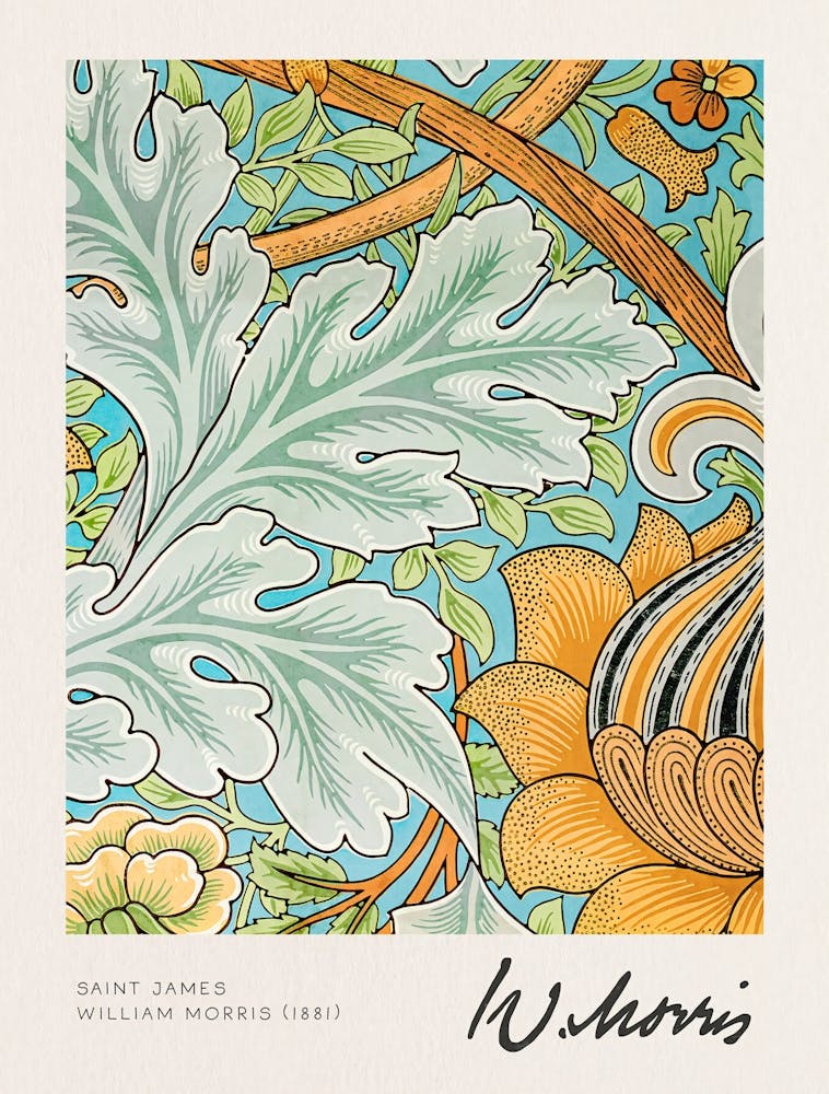 William Morris, Saint James, William Morris Sign