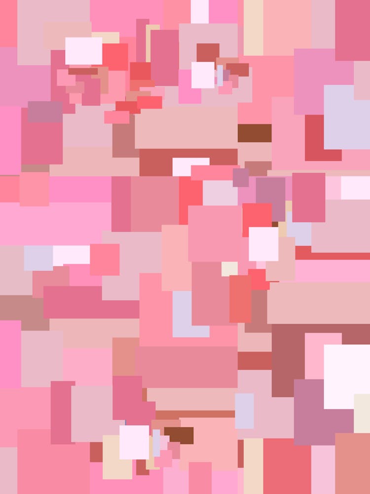 Geometric Shapes Pink