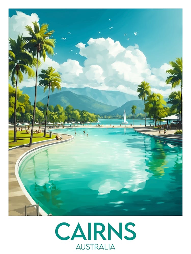 Affiche de voyage Cairns