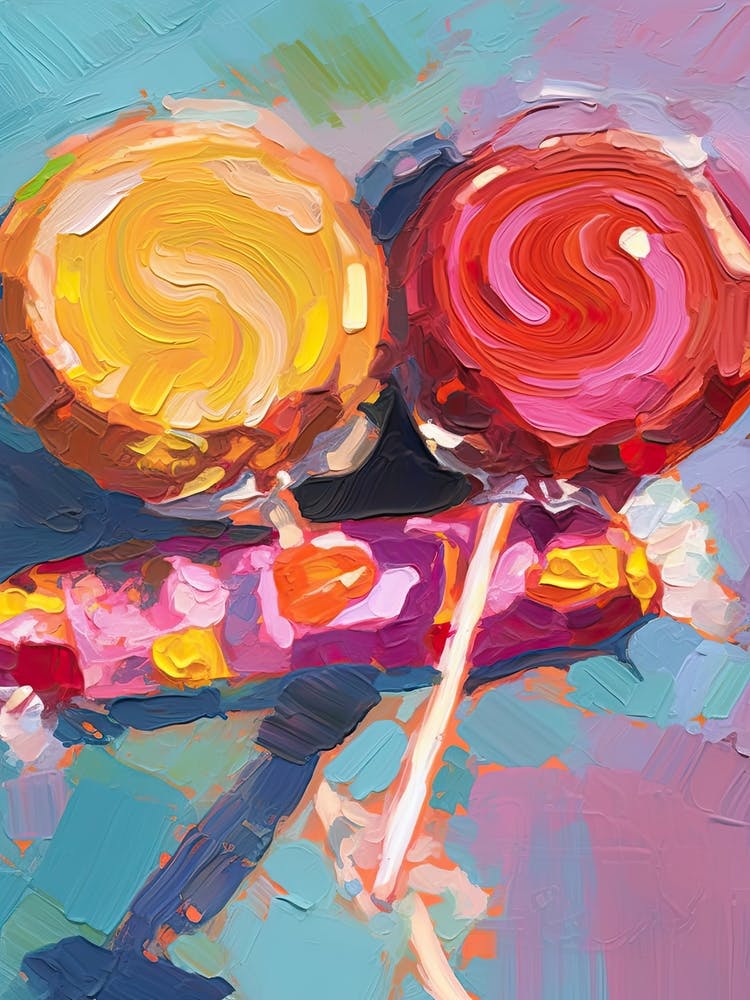 Candies Oil Painting 4
