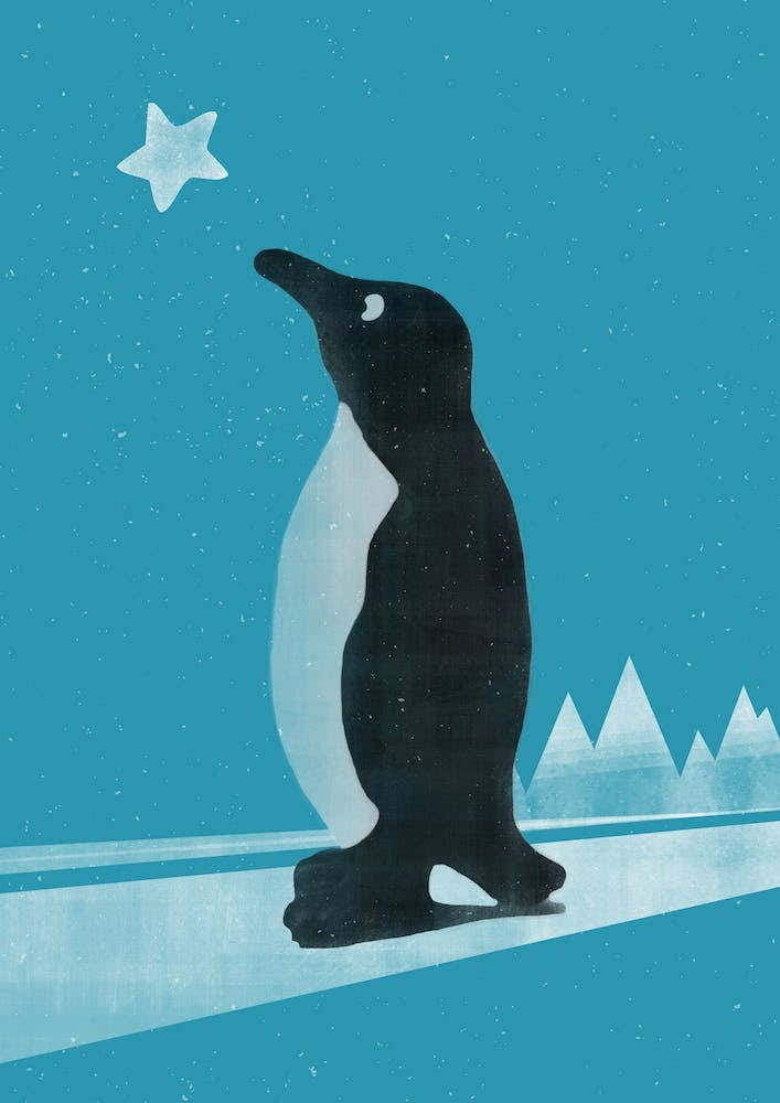 Winter Pinguin