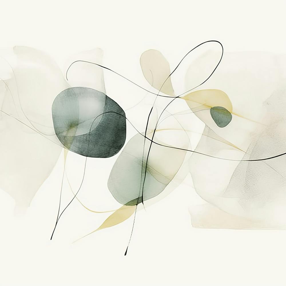 Watercolor Abstract Organic Shapes 9