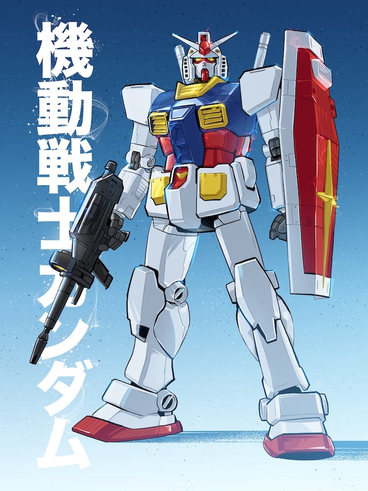 Gundam Anime Blue