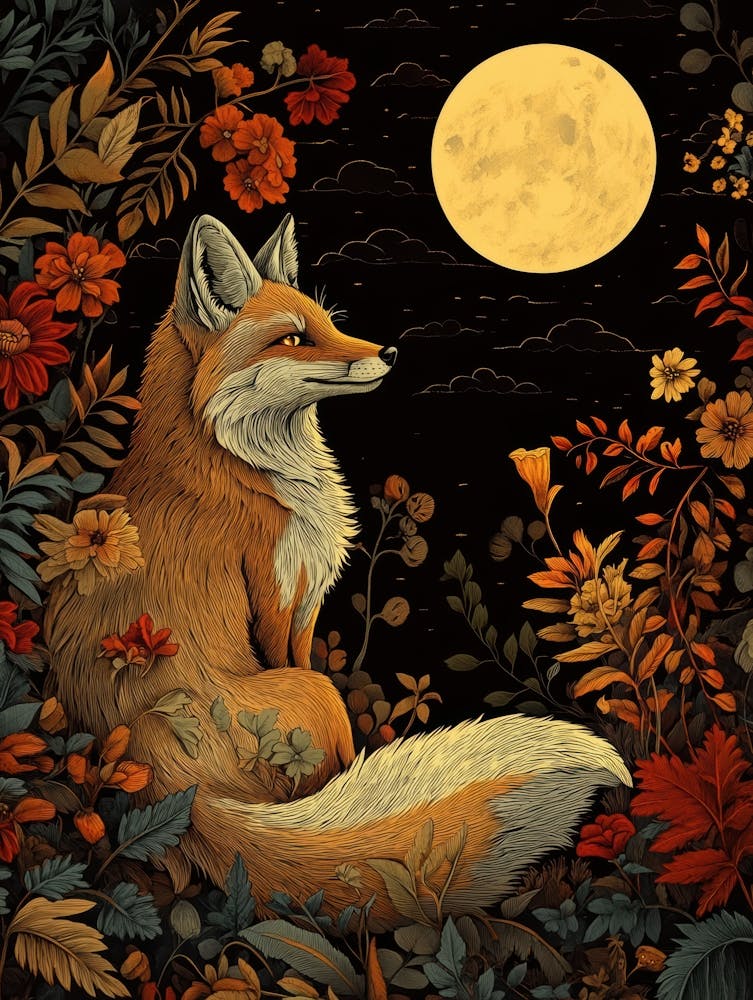 Fox In The Moonlight 7