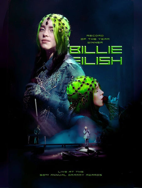 Billie Eilish Hush Art Print by Keily Art Store – Fy!