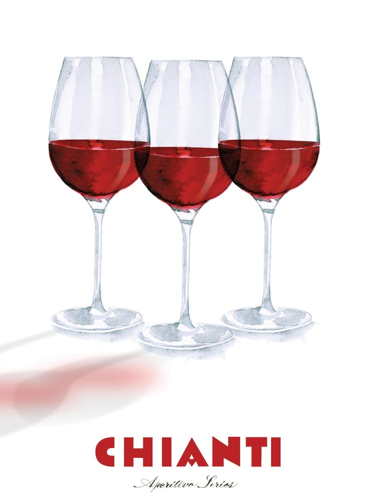 Chianti Wine Painting