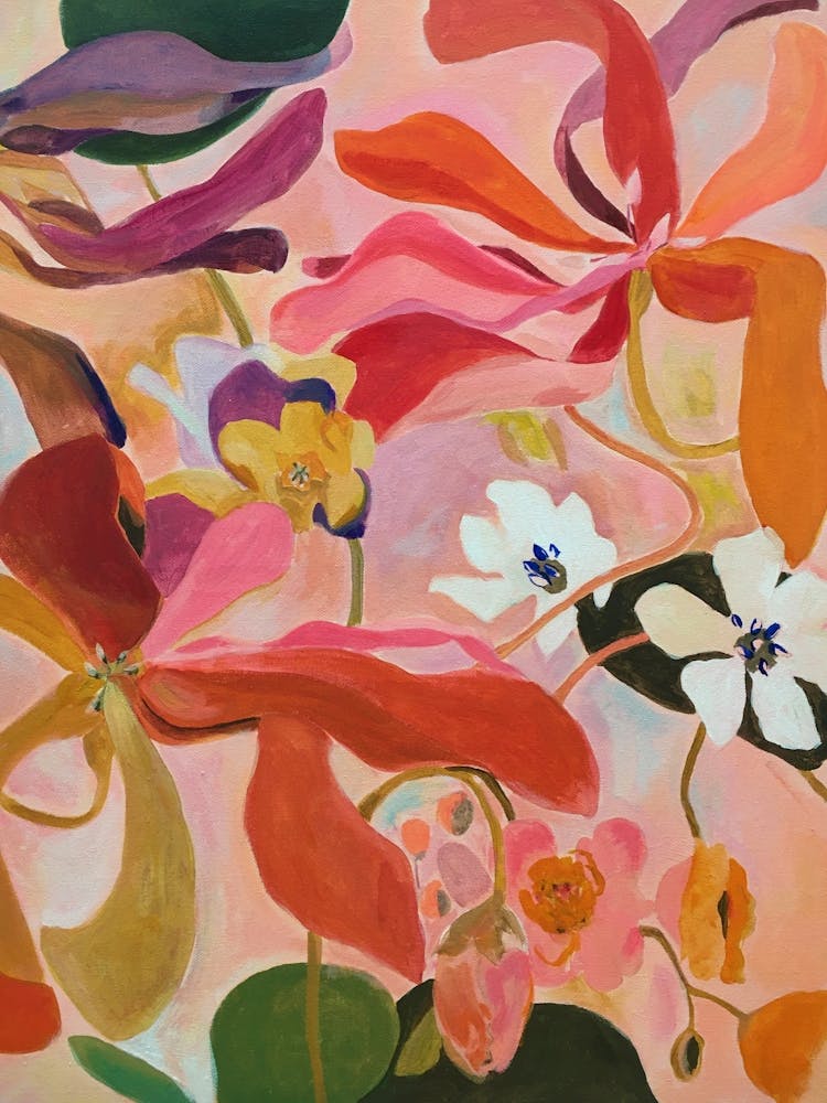 Abstract Wild Flowers