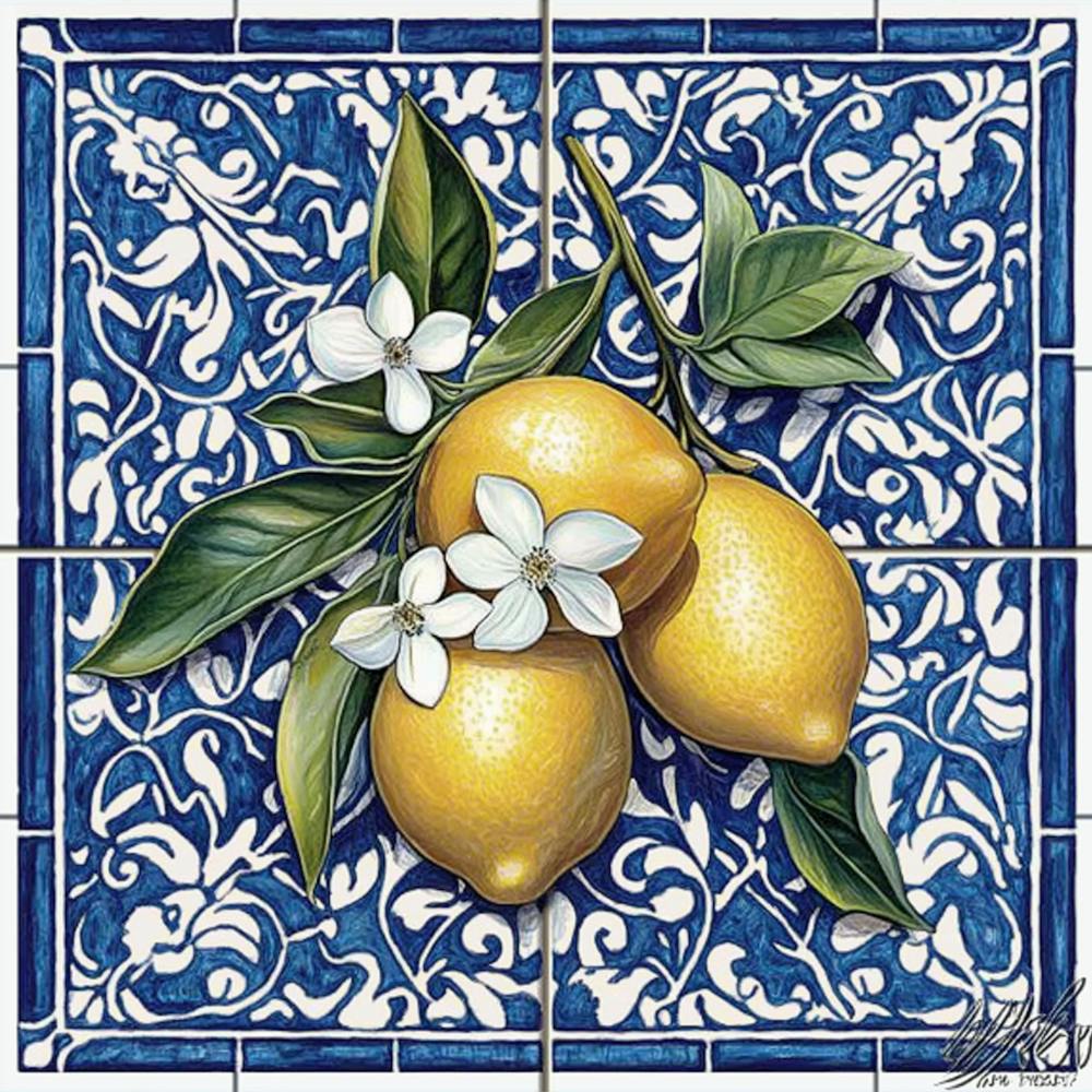 Lemons And Flowers