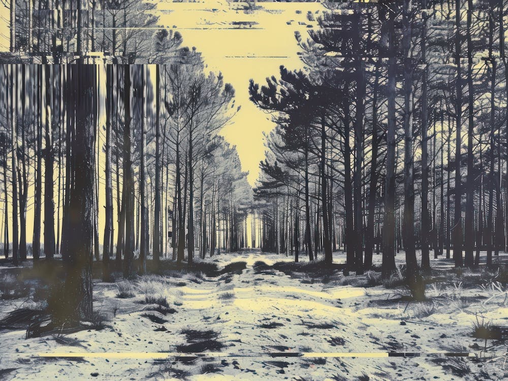 Forest Collage Vintage 4