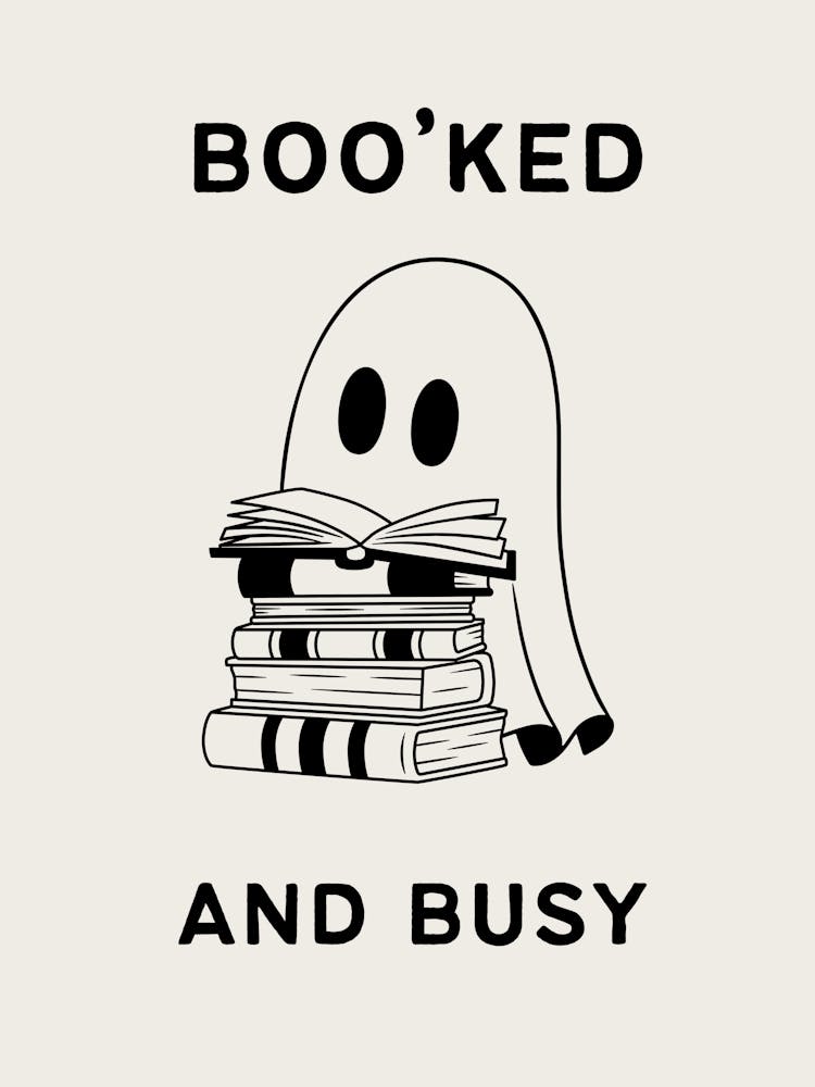 Boo’ked And Busy | Cute Ghost Reading 4