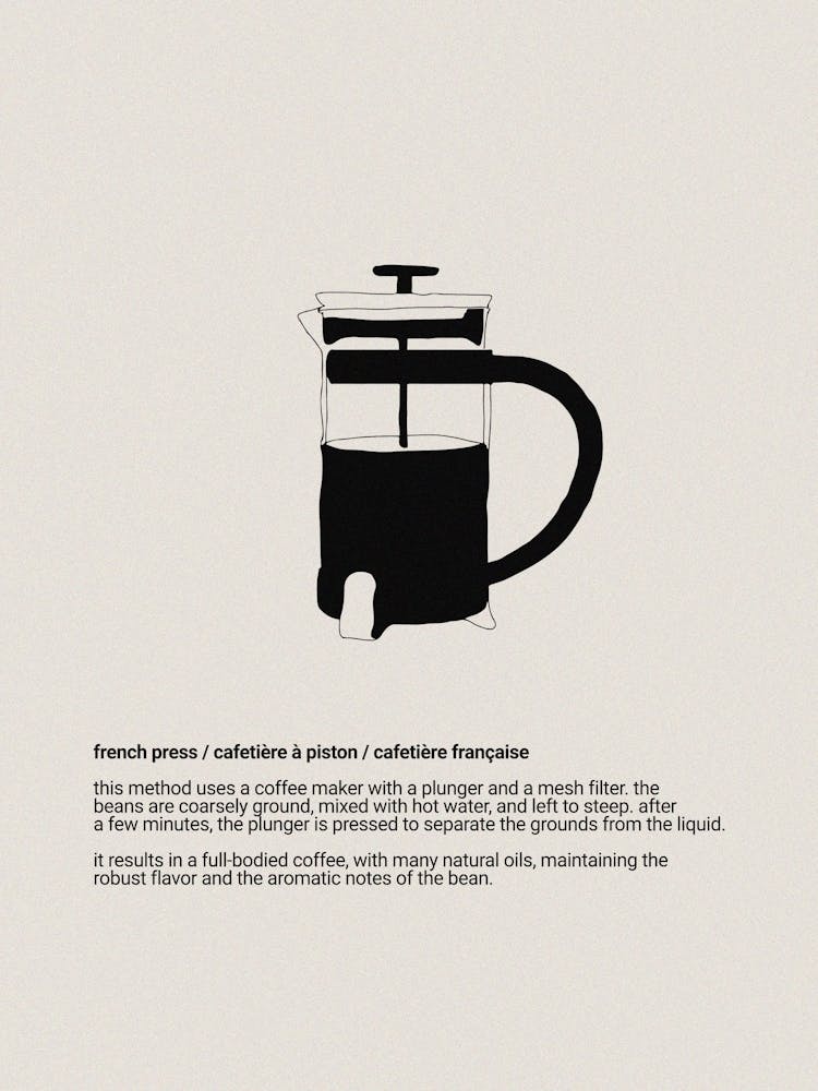 coffee method: french press