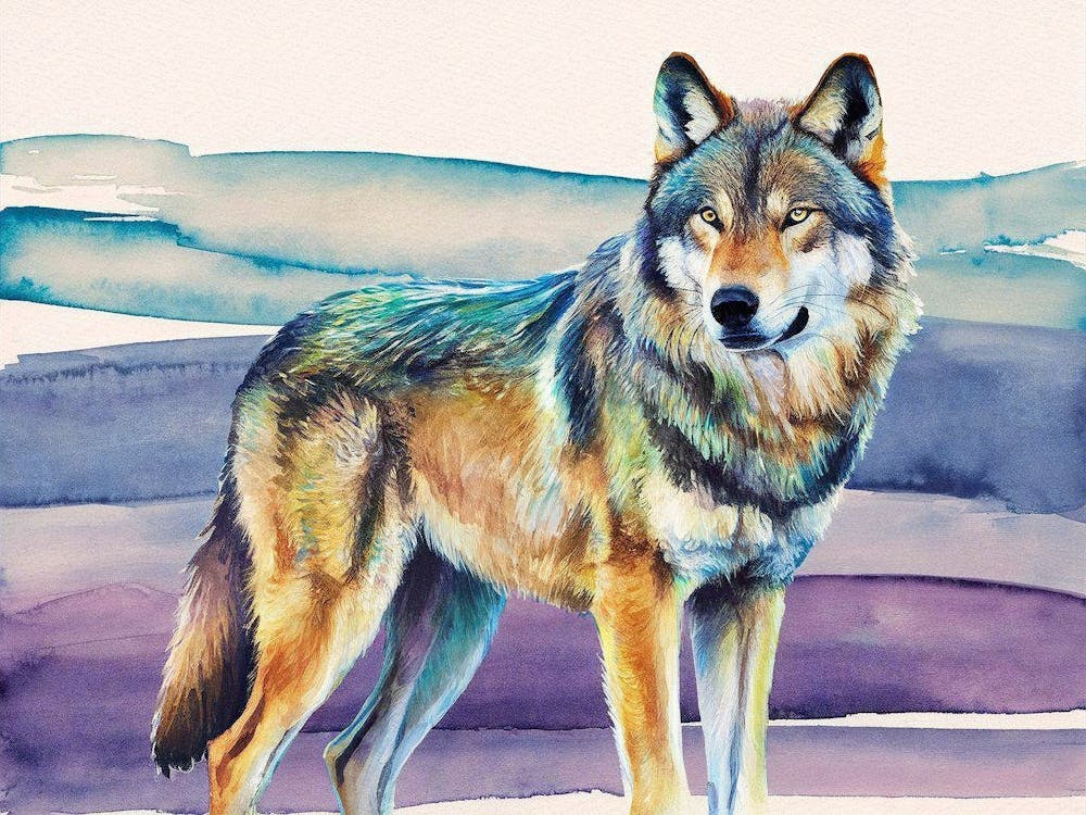 Wolf Painting