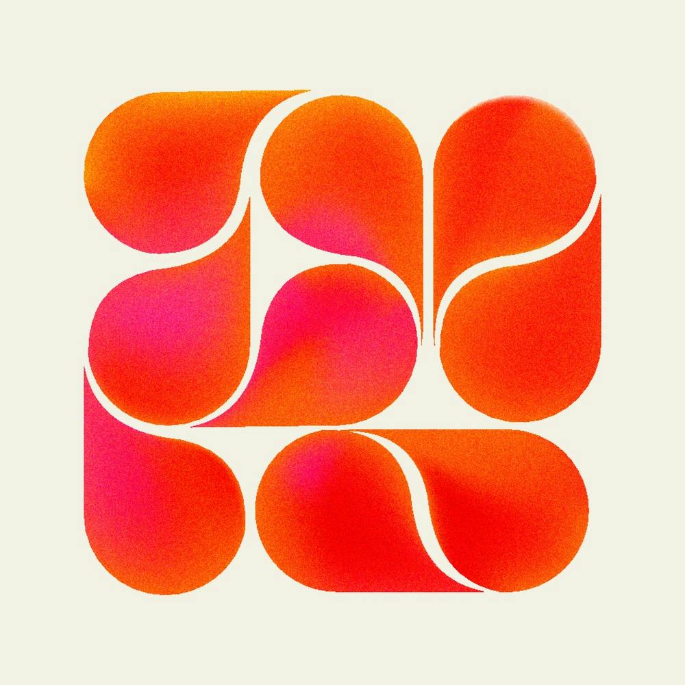 Playful Orange Shapes