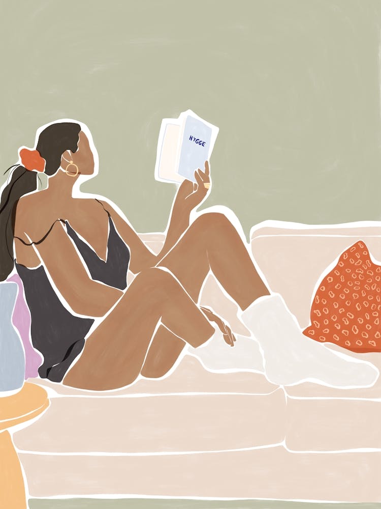 Woman Reading A Book