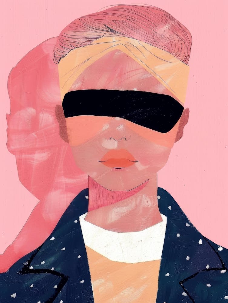 Blindfolded Woman 1