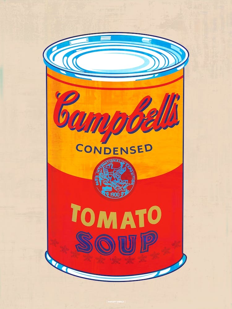 Warm Soup| Warhol Style Soups |Pop Art World 2025