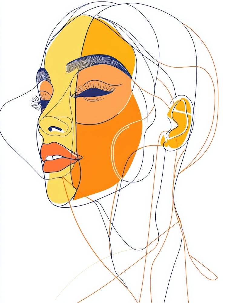 Abstract Portrait Of A Woman 141