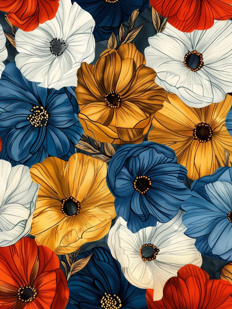 Seamless Floral Pattern 3