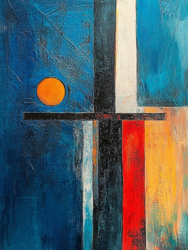 Abstract Strip Painting