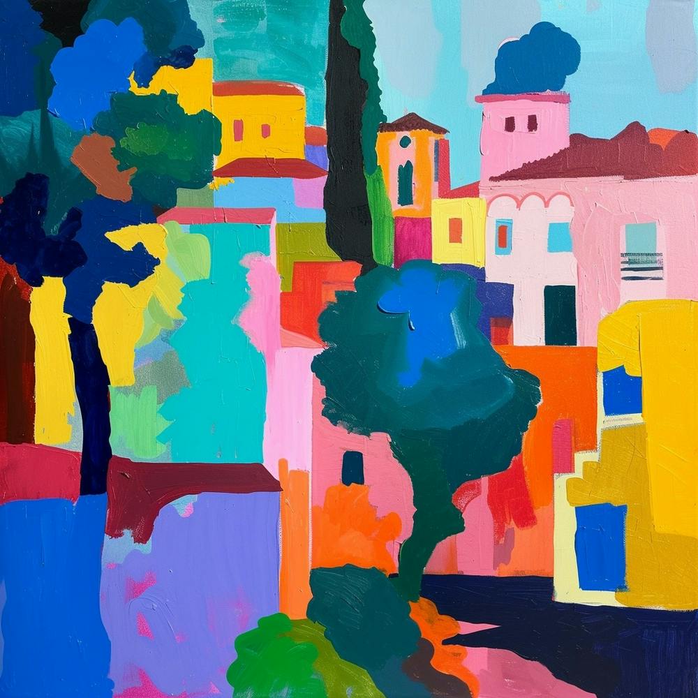 Abstract Travel Collection Madrid Spain 3