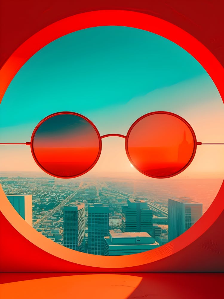 Cityscape With Sunglasses