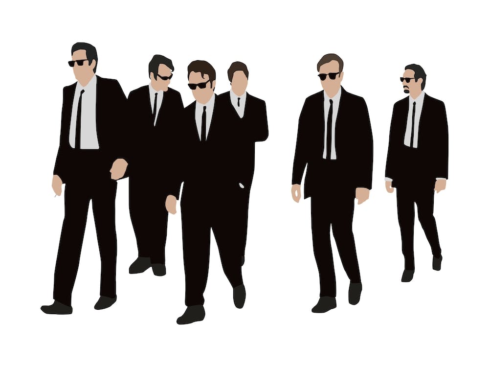 Resevoir Dogs Walking Line Up