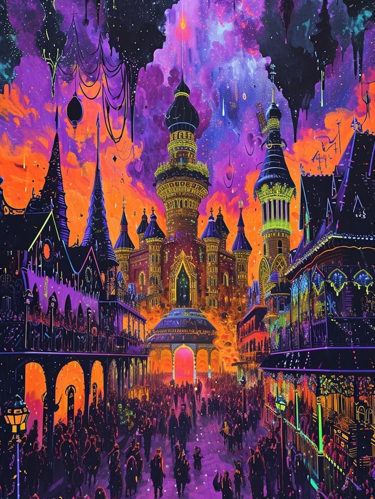 Mardi Gras World Peinture 1