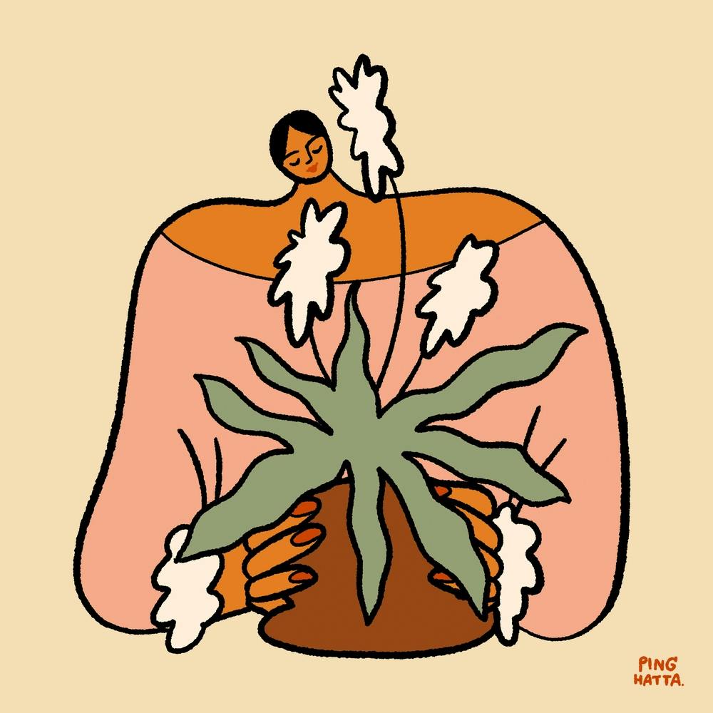 Slow Growth Is Good Growth Beige Square