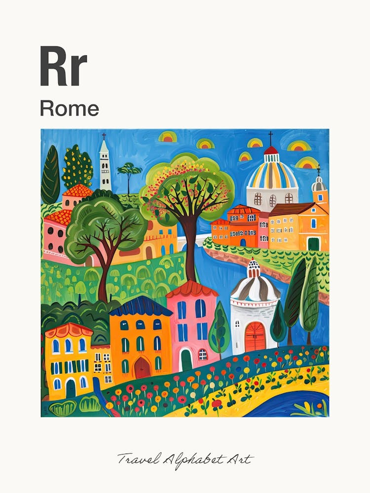 Kids Travel Alphabet  Rome 4