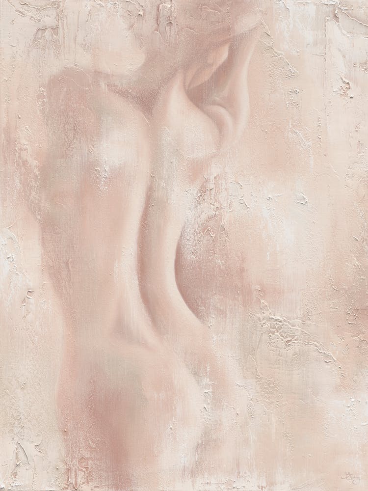 Immersed Figure, Blush