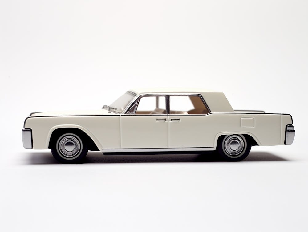 Spielzeugauto 64 Lincoln Continental Weiß