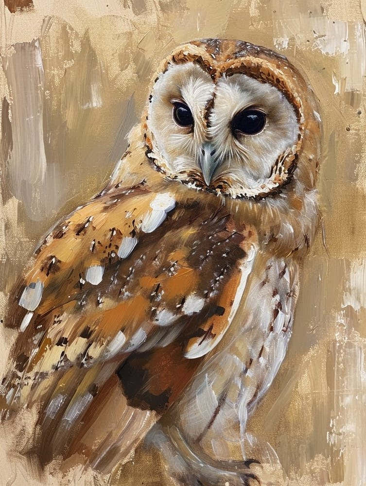 Australian Masked Owl Painting 7