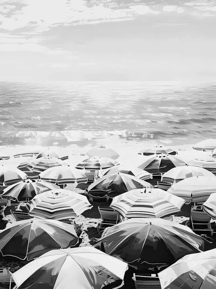 Umbrellas On The Beach 6