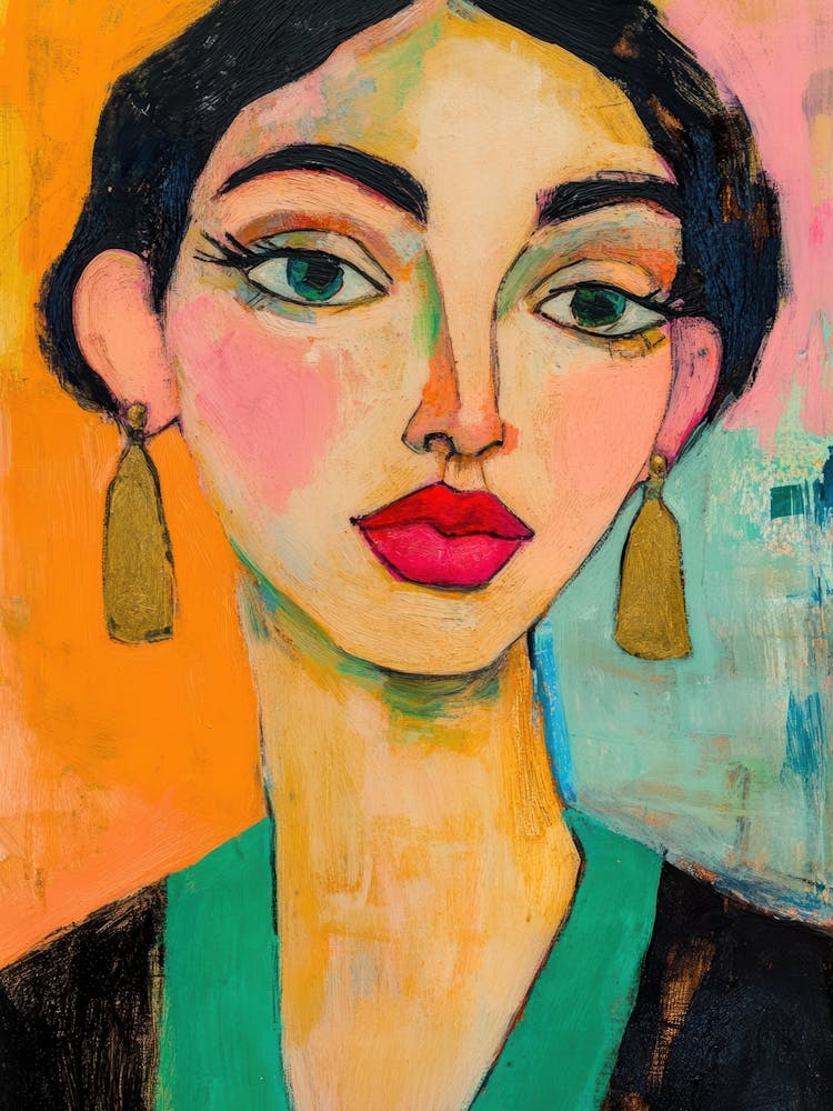 Woman With Earrings 8