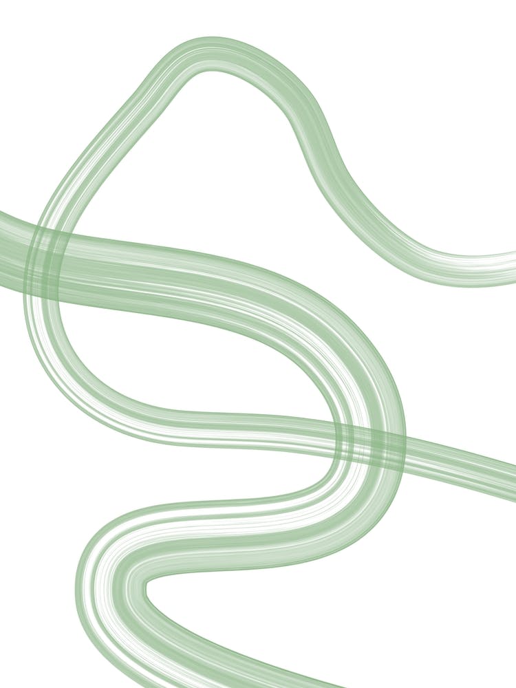 Green Wavy Lines