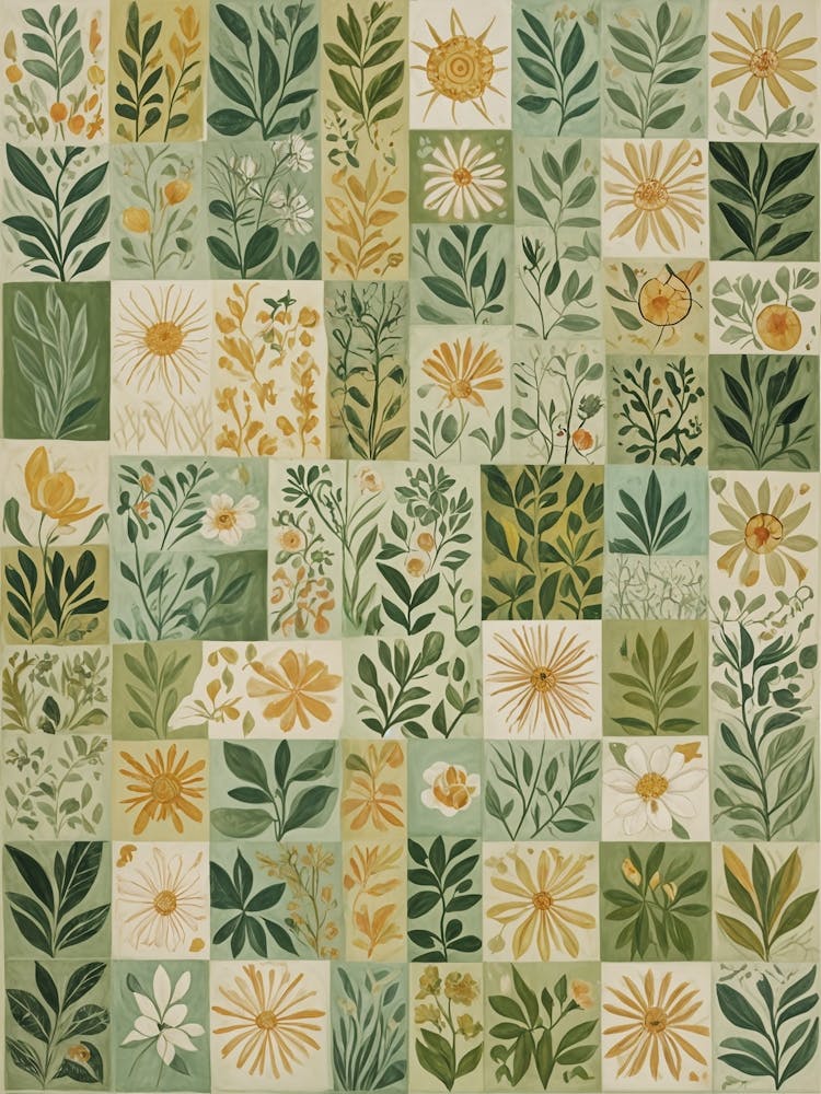 Green Garden Patchwork