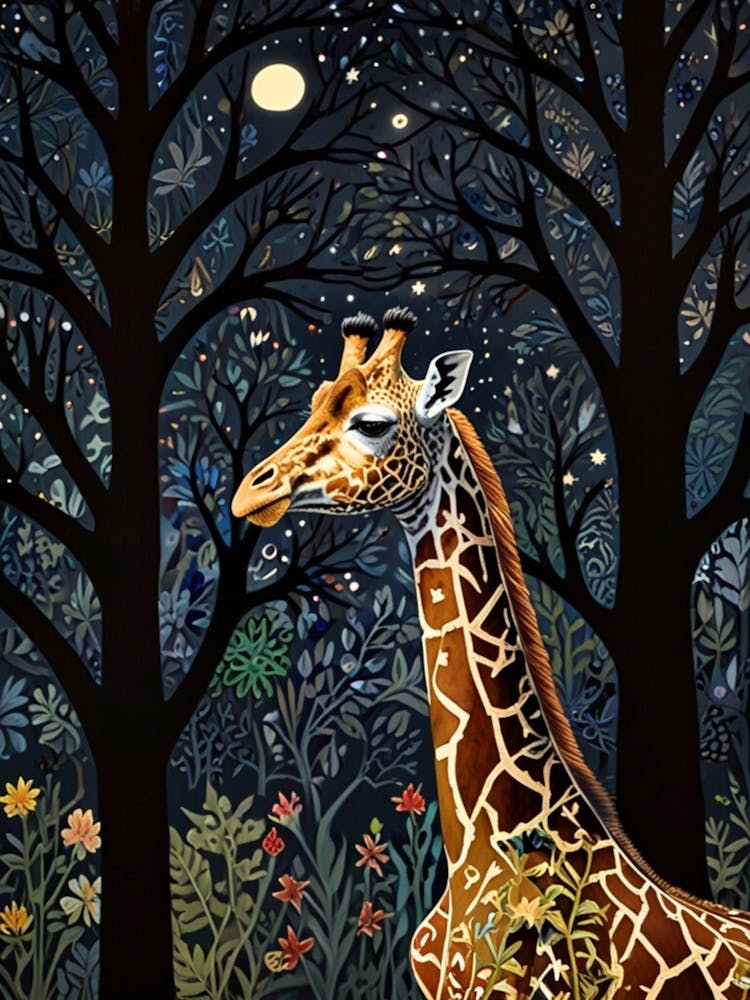 William MorrisGiraffe In The Night