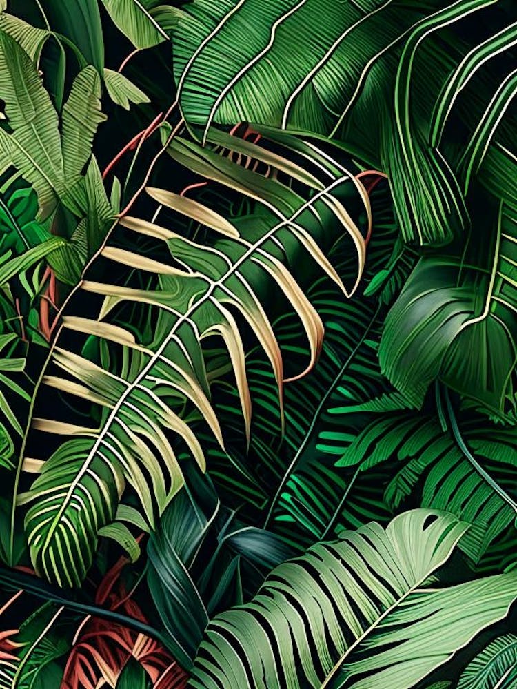 Jungle Foliage 6 Botanical