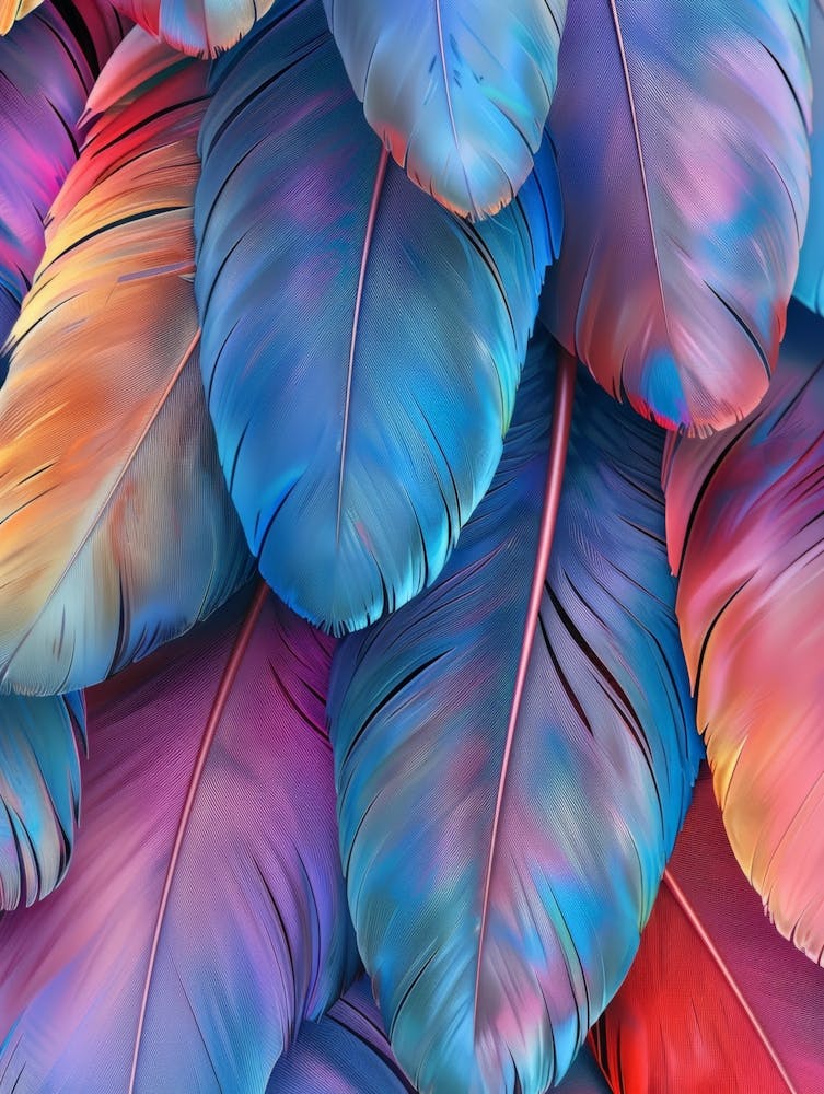 Colorful Feathers 8