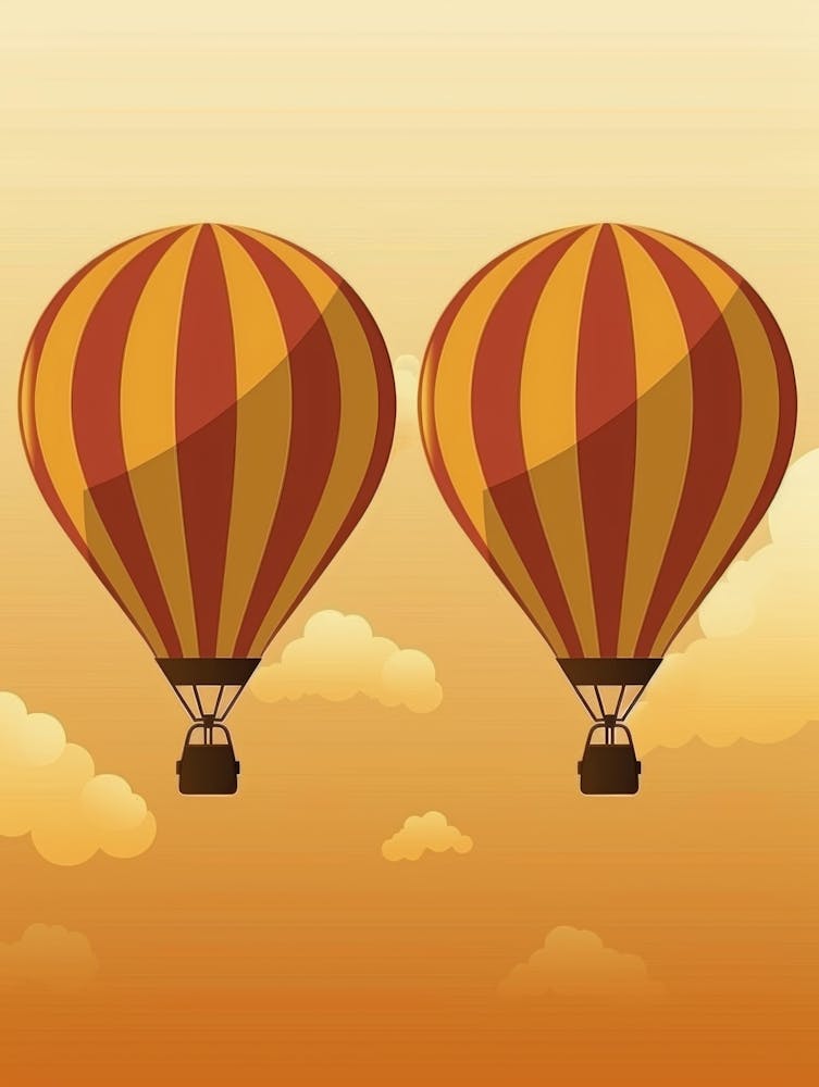 Hot Air Balloons In The Sky 1