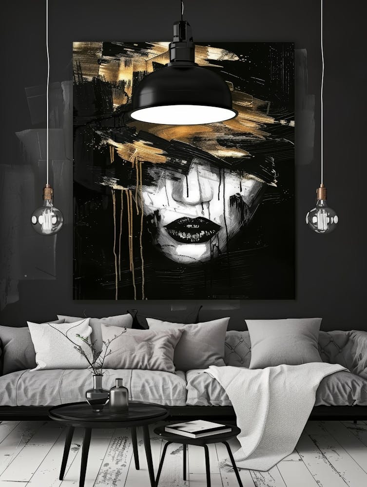 Black And Gold Painting 14