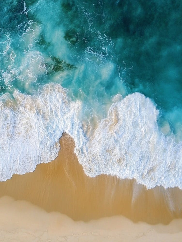 Aerial View Of A Beach 53