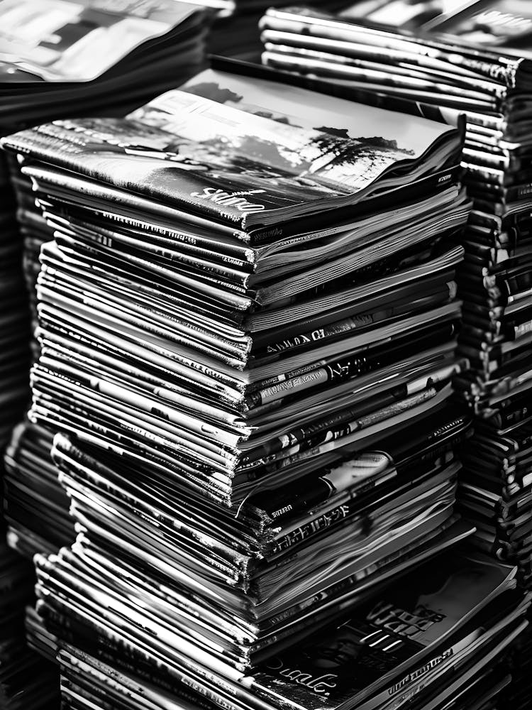 Stack Of Magazines