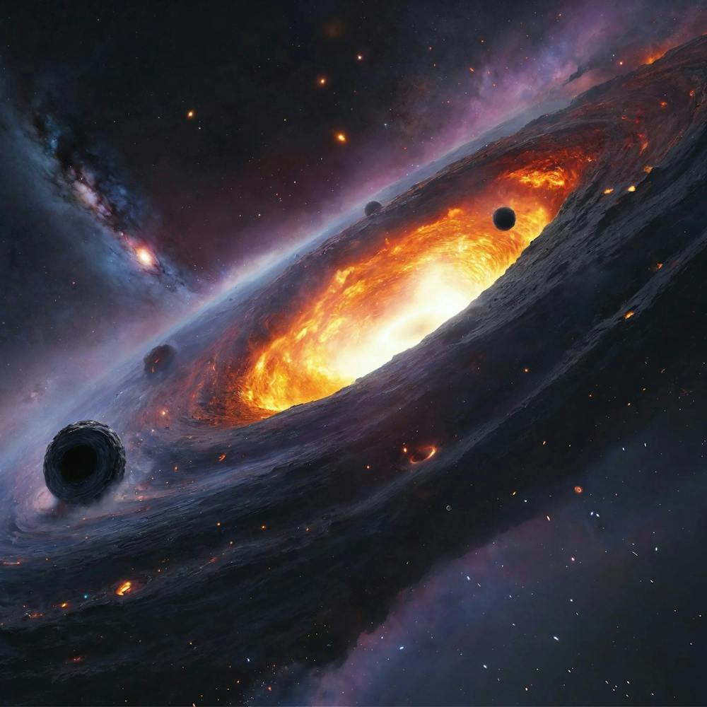 Black Hole In Space