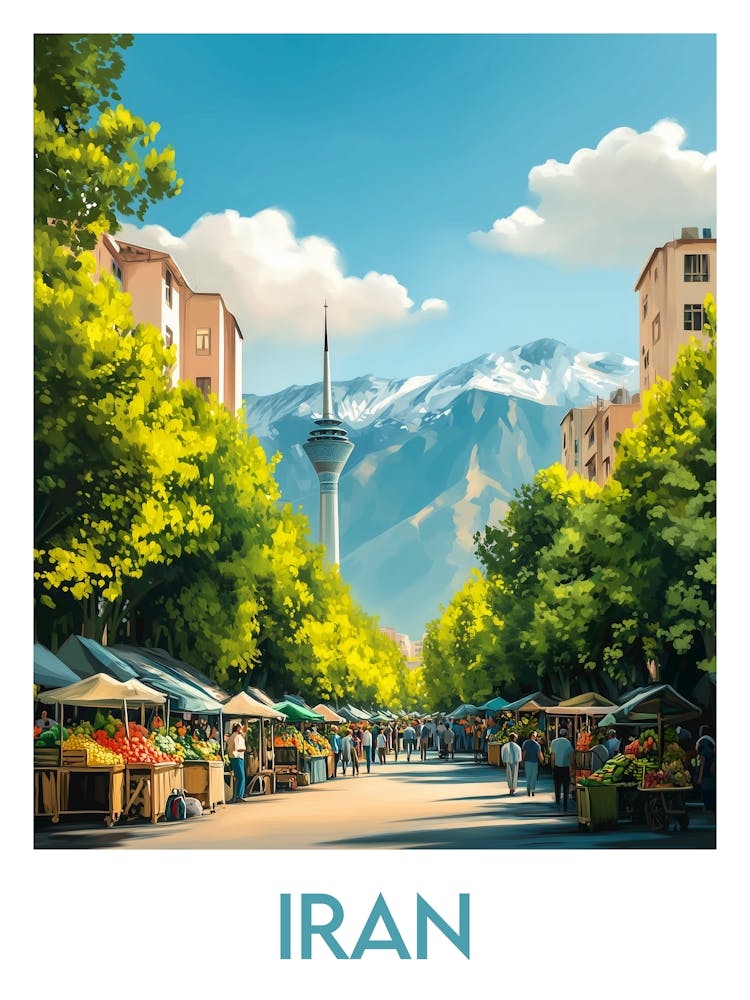 Affiche de voyage Iran 1