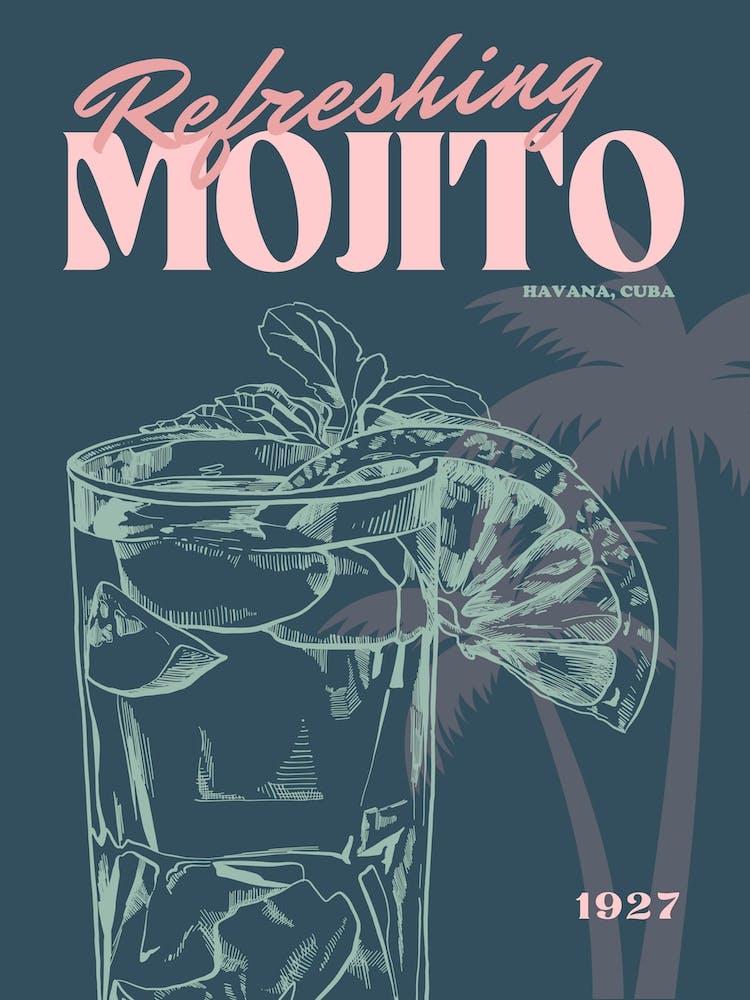 Navy Retro Mojito