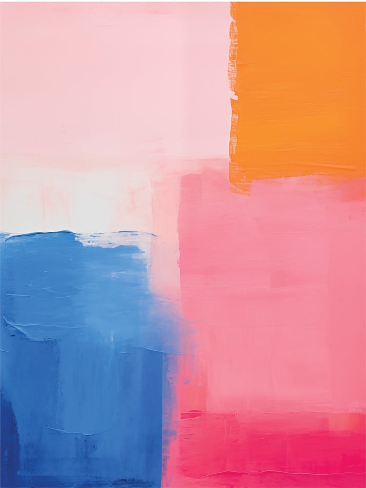 Abstract Painting Vibrant Energy