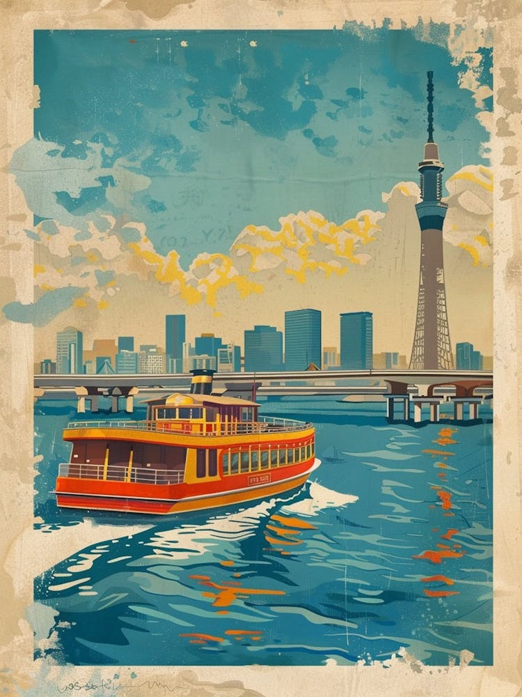 Odaiba in Tokio Mid-Century Modern 2